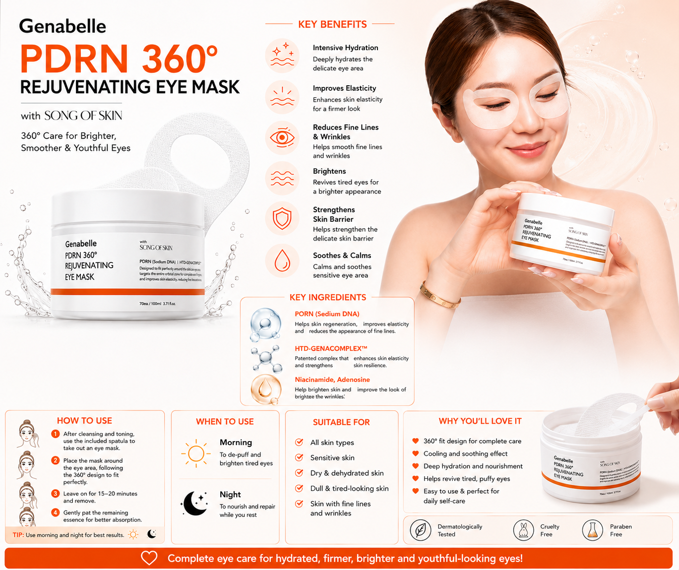 Genabelle 360° Rejuvenating Eye Mask
